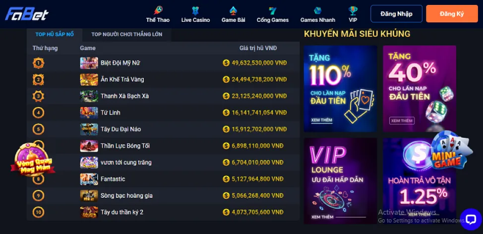 Tính năng nổi bật của Betvisa APK